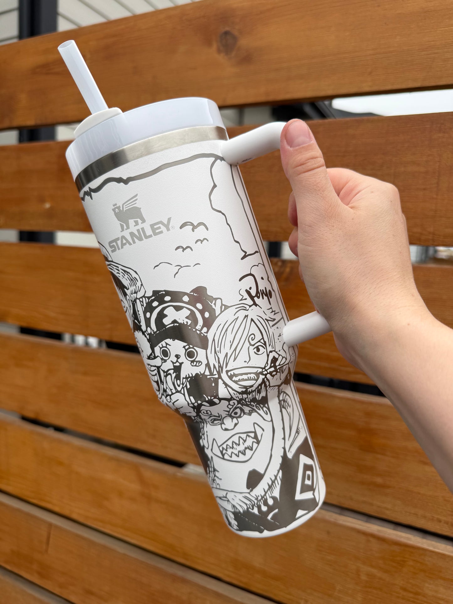 Anime Engraved Tumbler