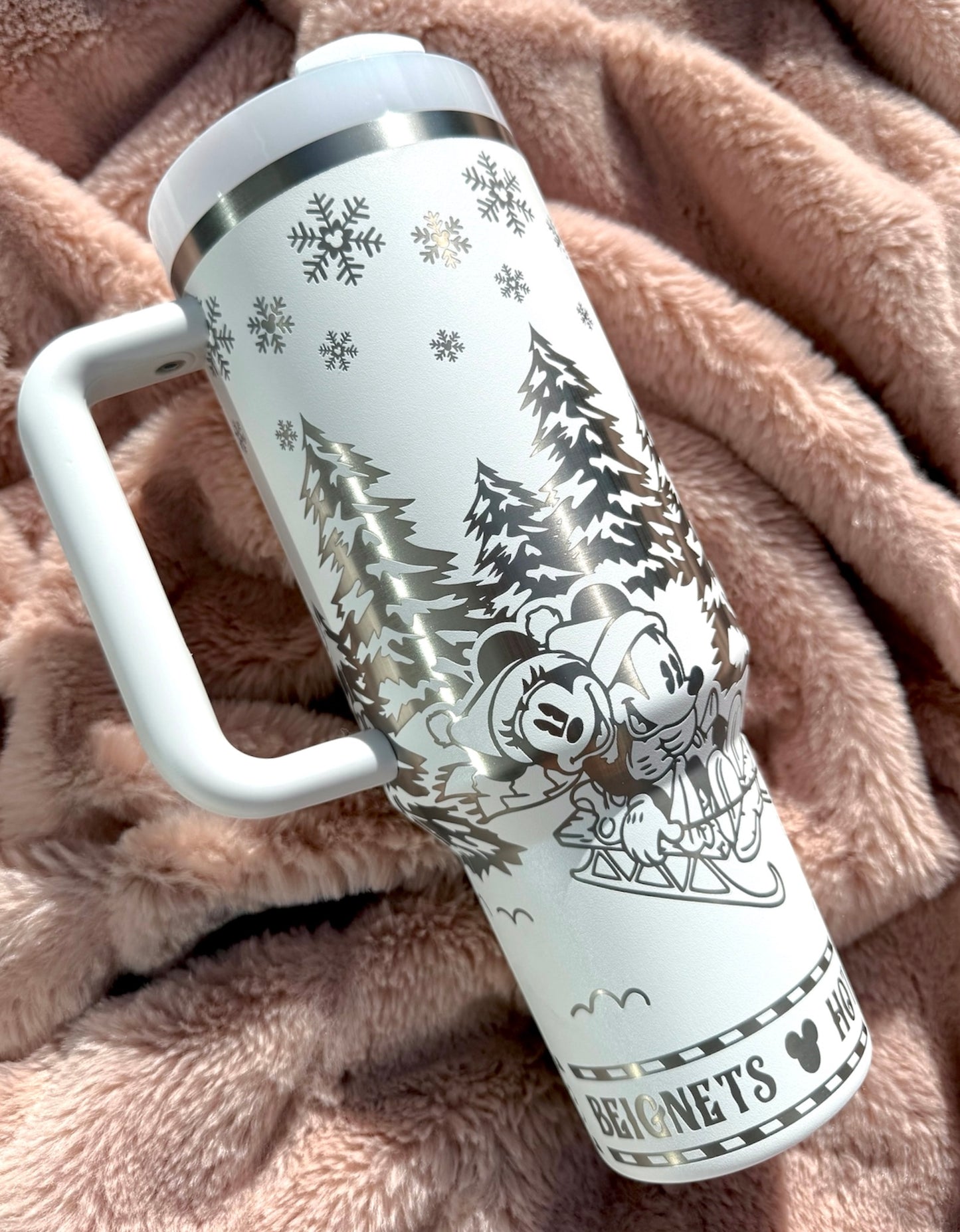 Snow Friends & Sleigh Rides Engraved Tumbler