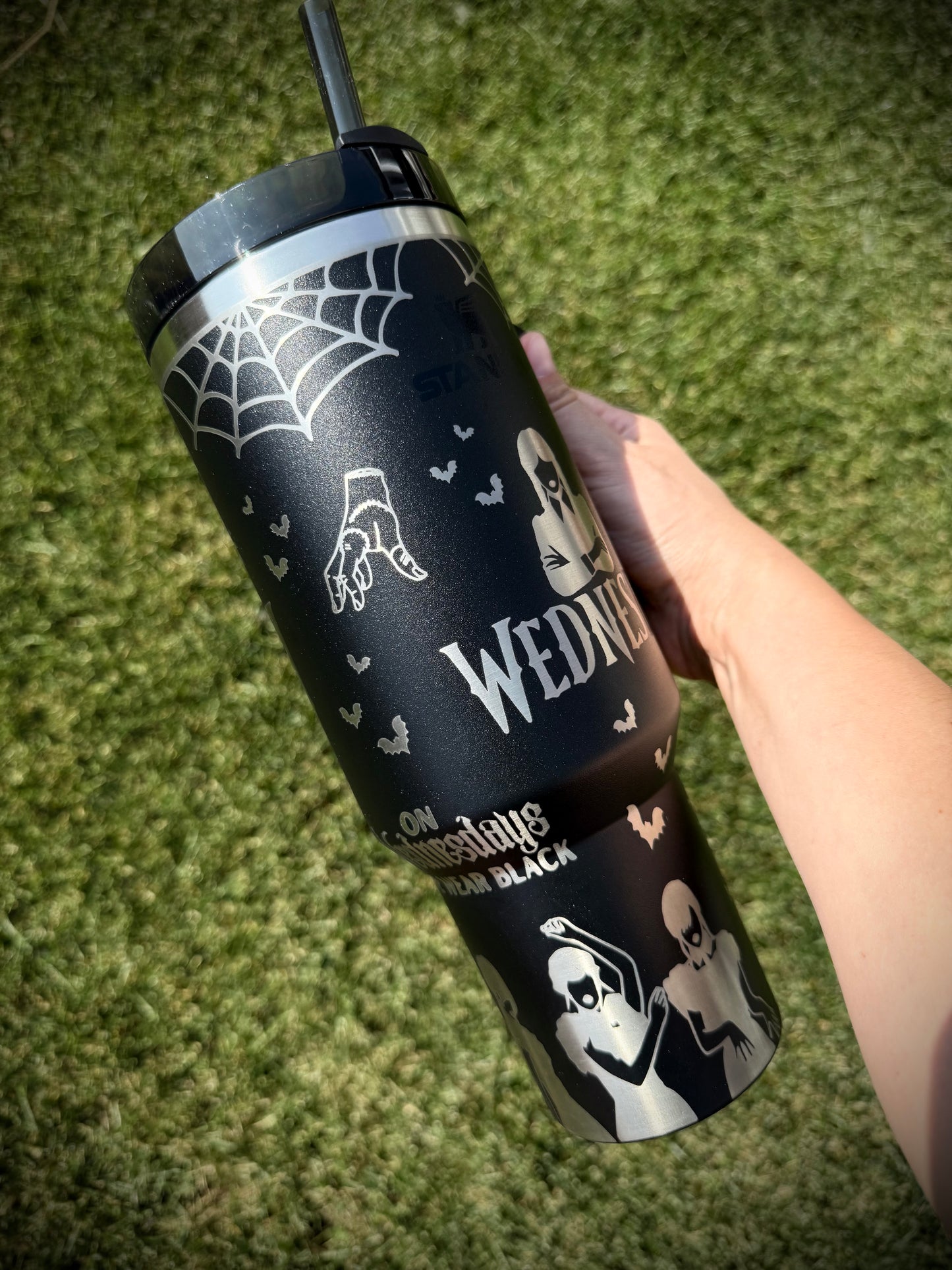 Wednesday Engraved Tumbler