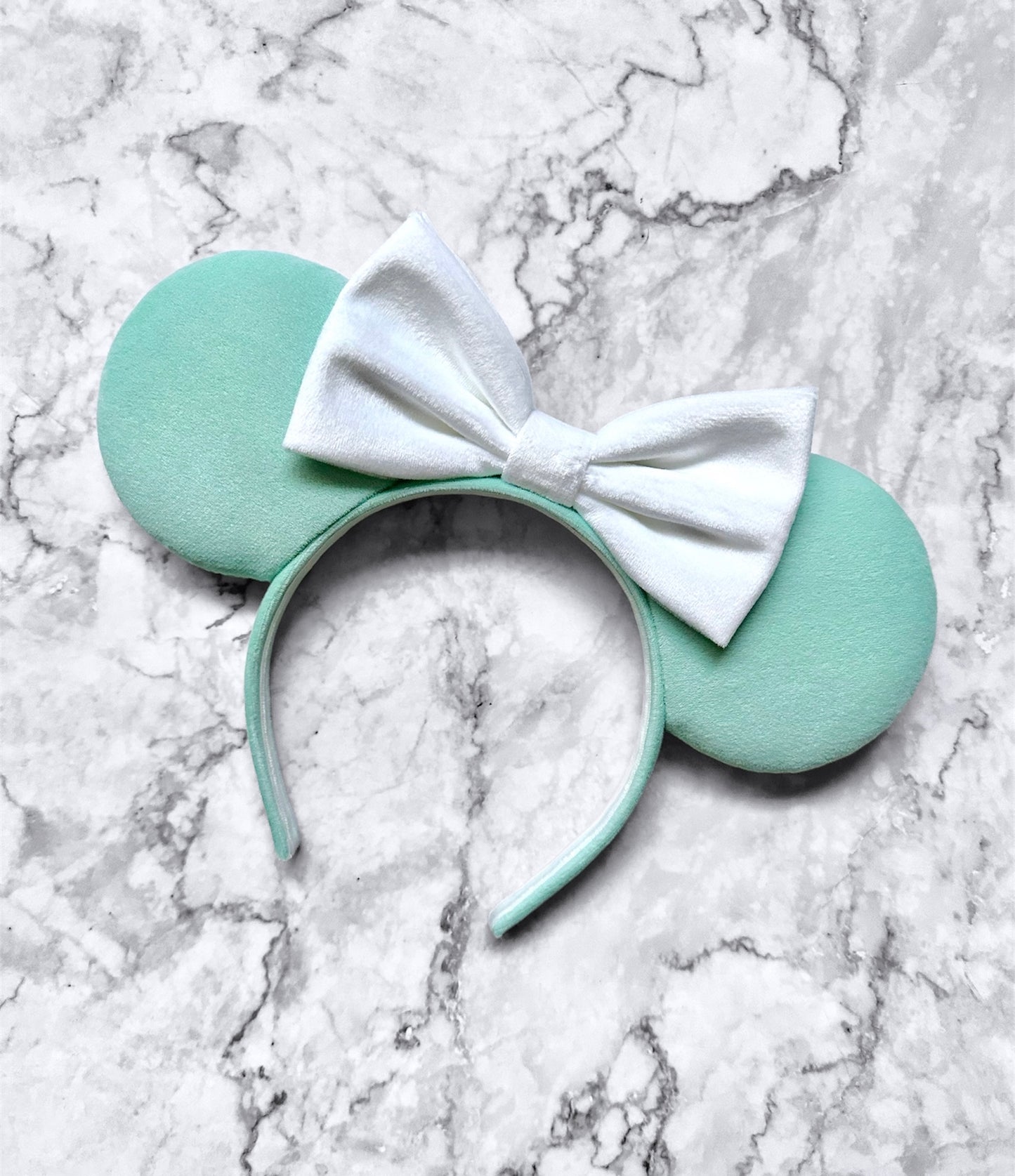 Minnie & Co. Engraved Velvet Mouse Ears
