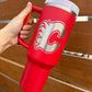 Calgary Flames Engraved Tumbler