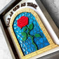 Epoxy Enchanted Rose Sign