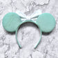 Minnie & Co. Engraved Velvet Mouse Ears