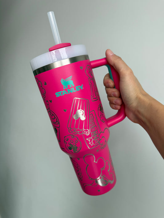 Snacks Engraved 40 Oz Tumbler
