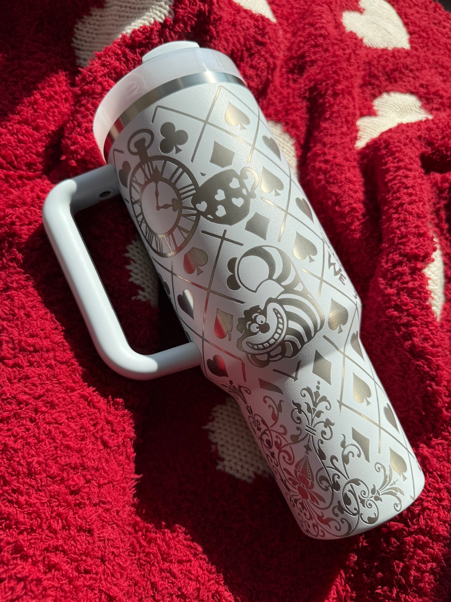 Gobelet gravé Wonderland