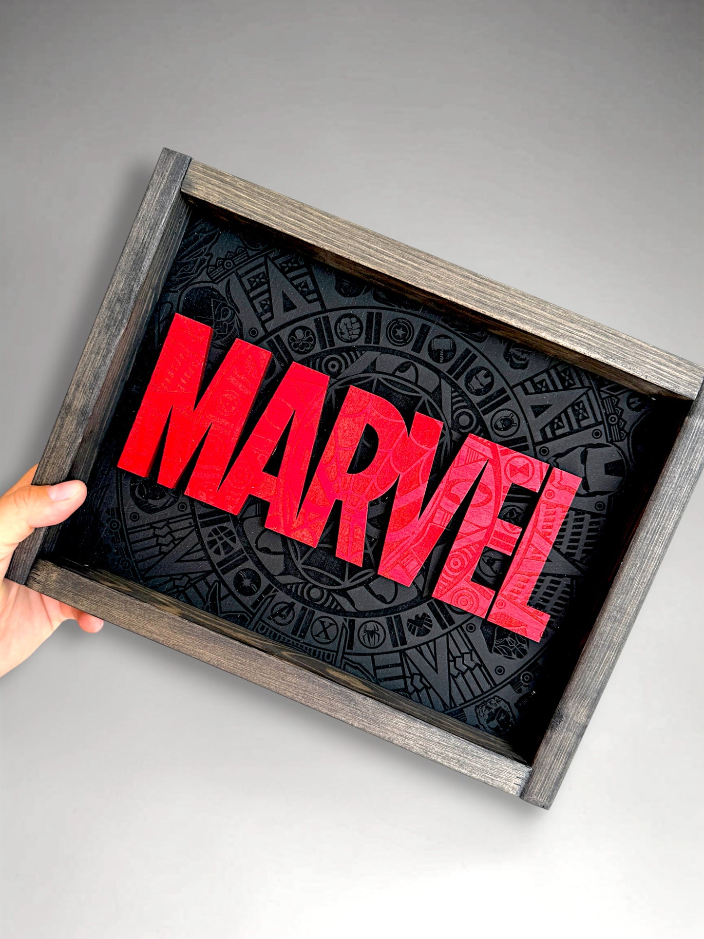 Superhero Logo Sign