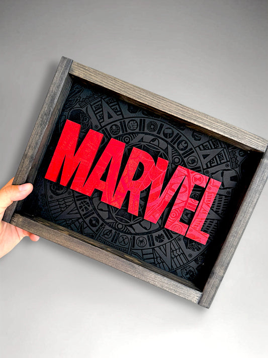 Superhero Logo Sign