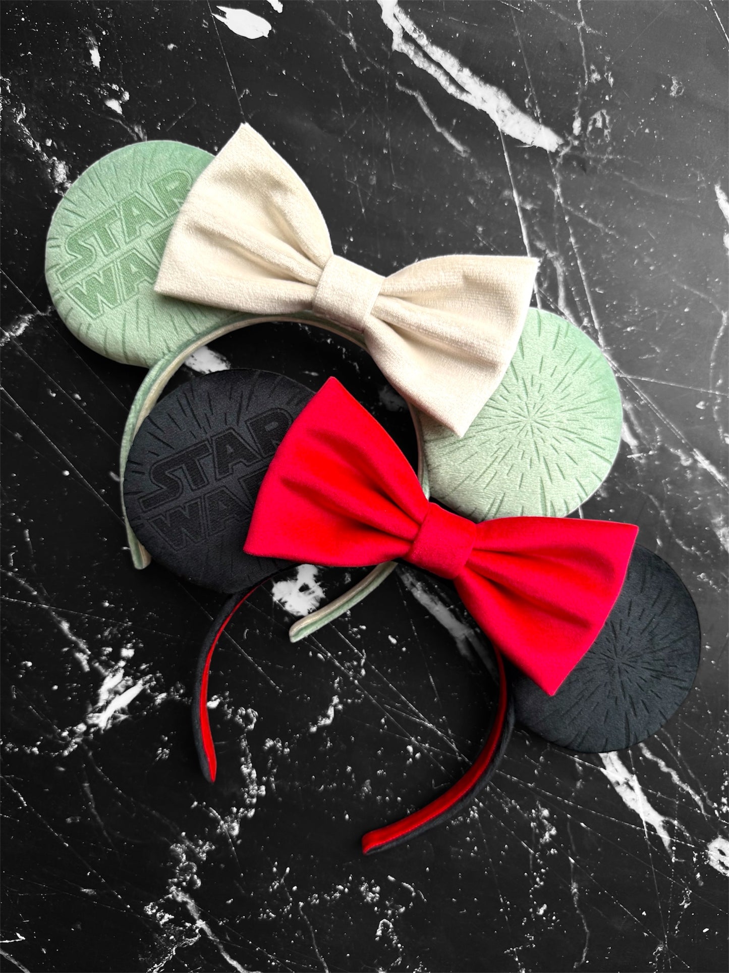 Child Engraved Velvet Mouse Ears