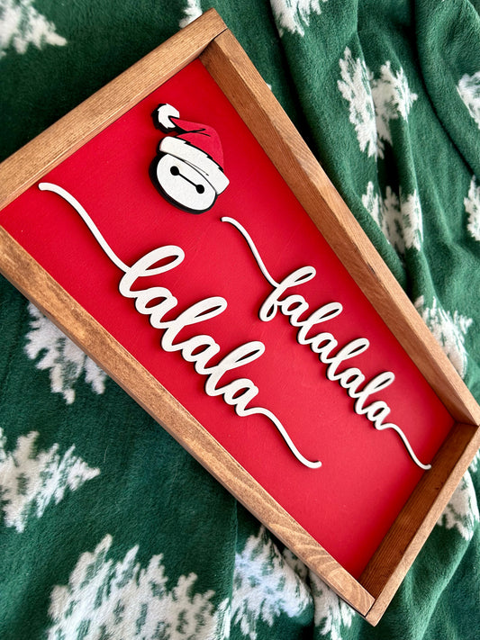 Falala Christmas Sign