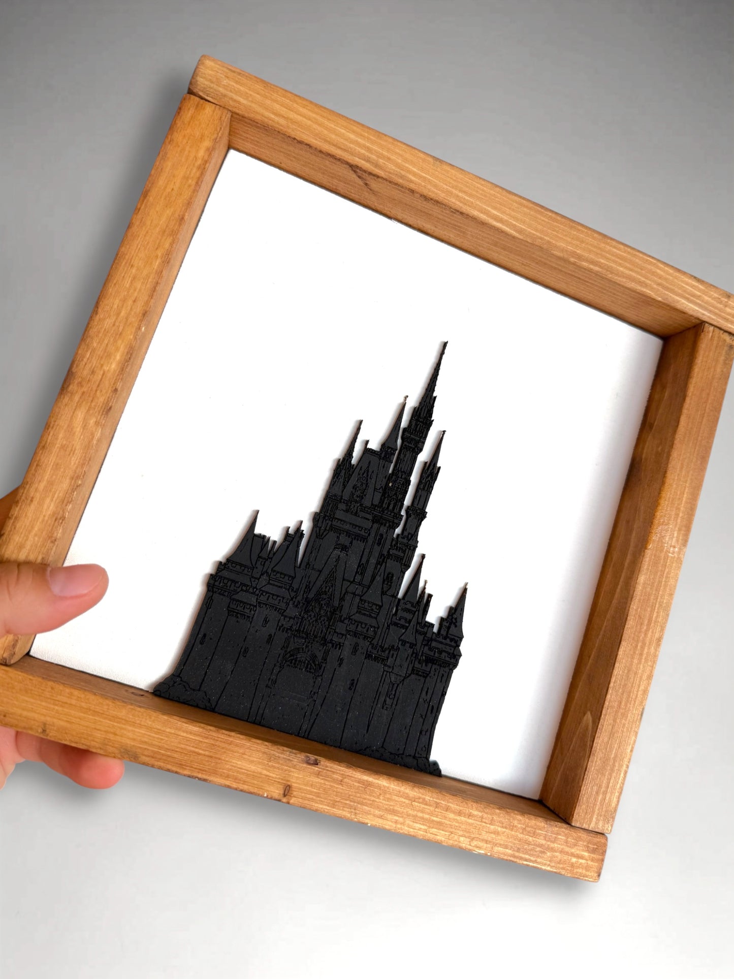 WDW Black Castle Sign
