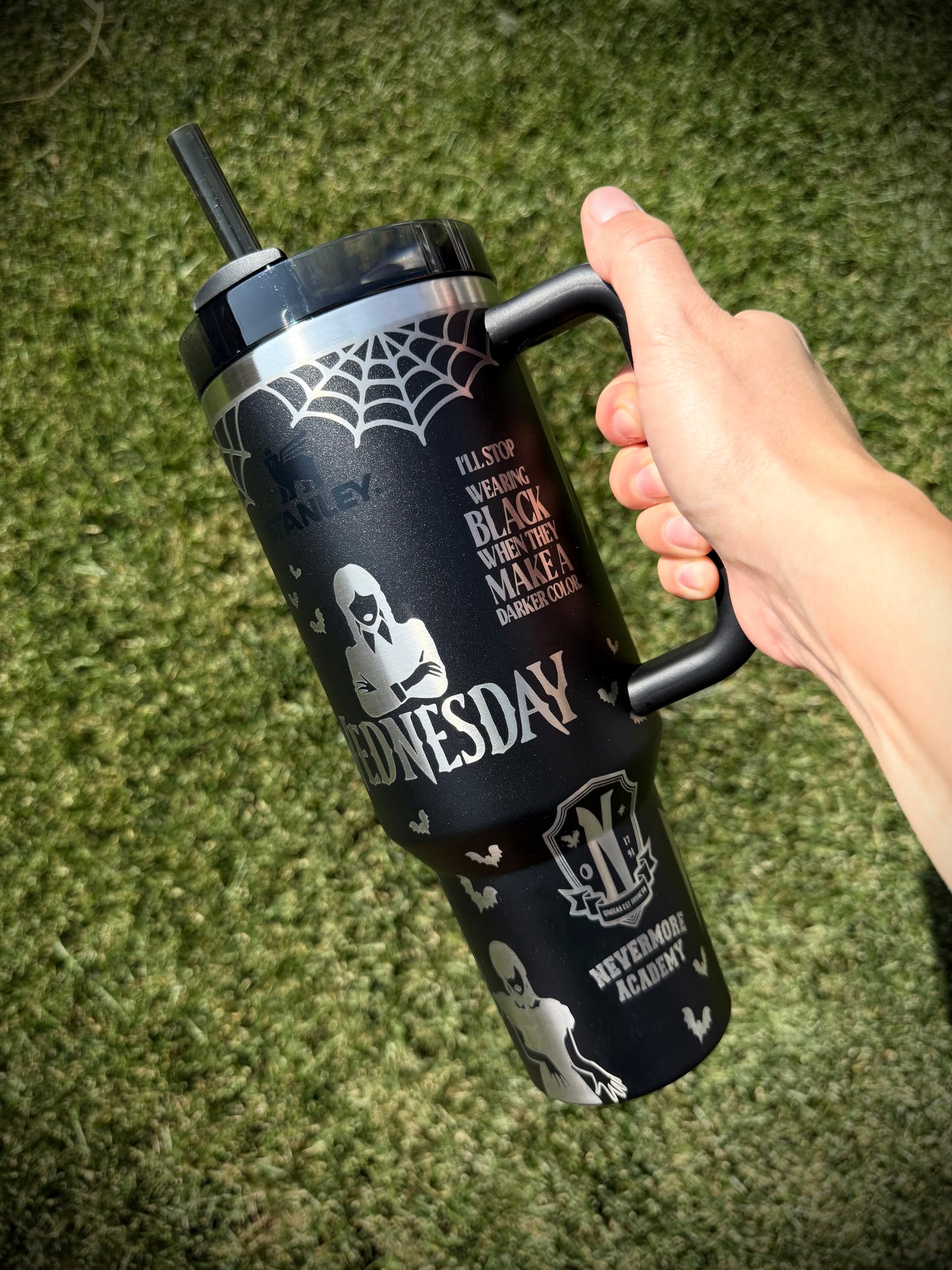 Wednesday Engraved Tumbler