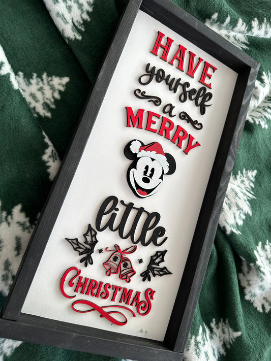 Merry Little Christmas Sign