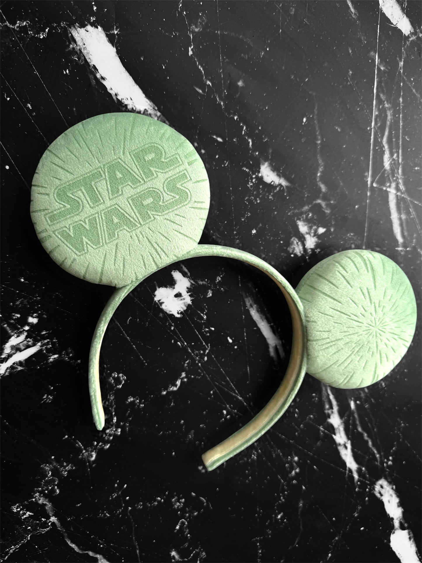 Child Engraved Velvet Mouse Ears