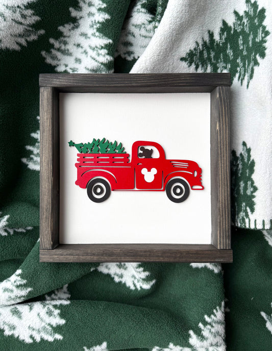 Little Red Truck Sign