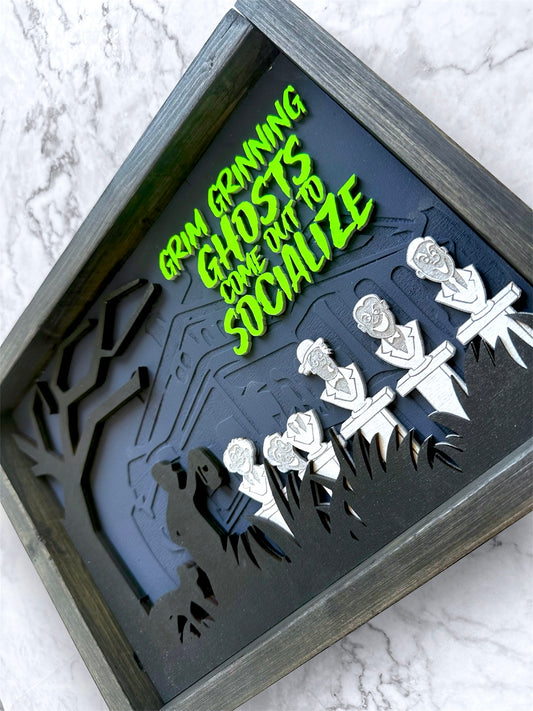 Grinning Ghosts Sign