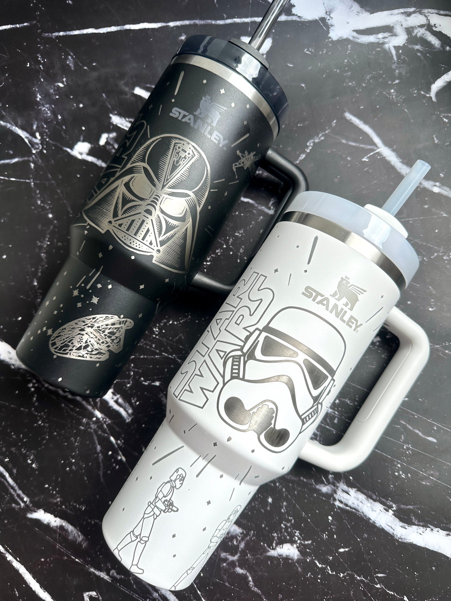 The Dark Side Engraved Tumbler