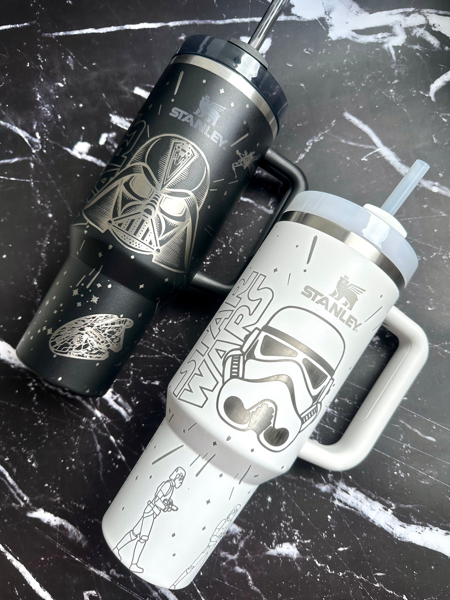 Trooper Engraved Tumbler