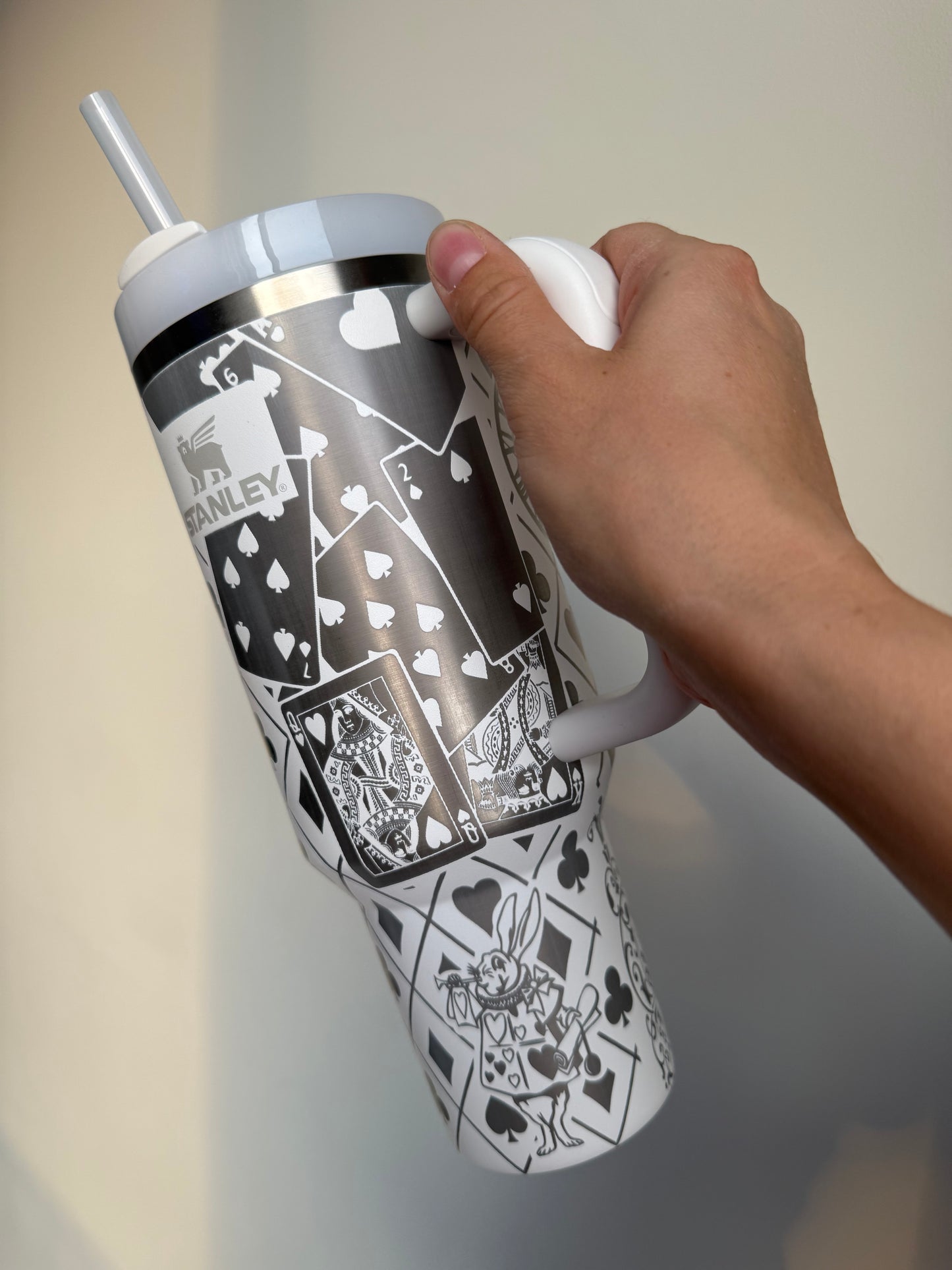 Gobelet gravé Wonderland