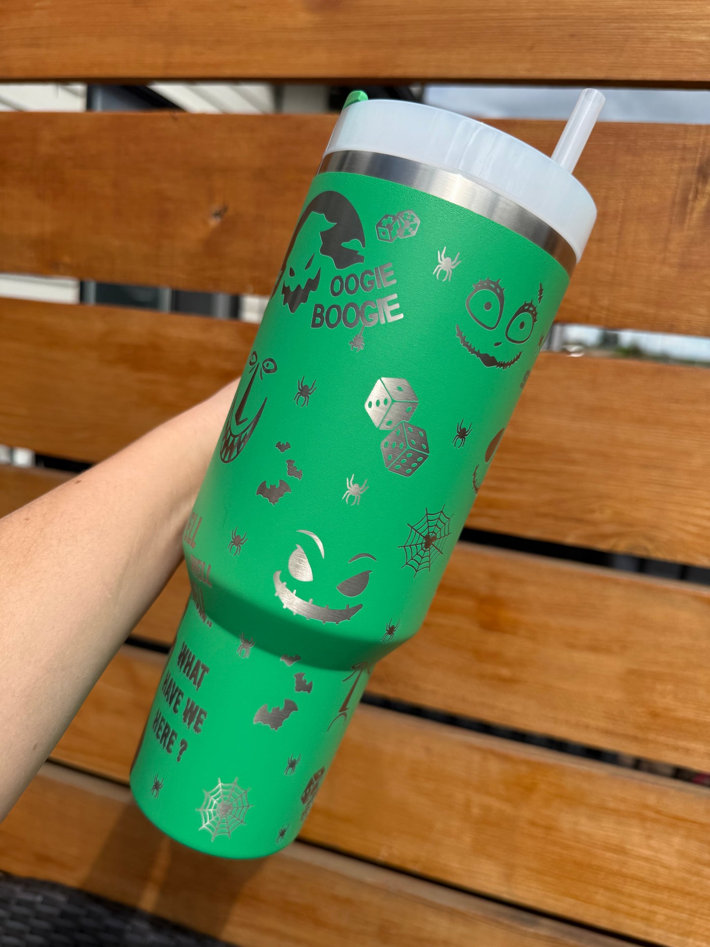 Oogie Engraved Tumbler