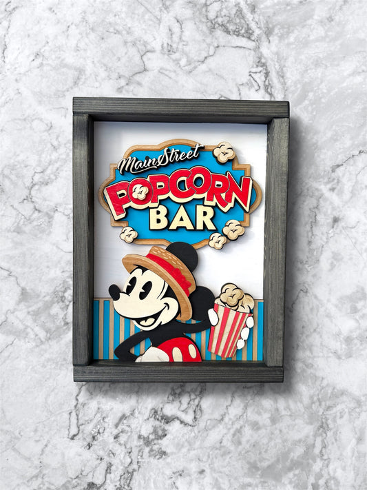 Popcorn Bar Sign