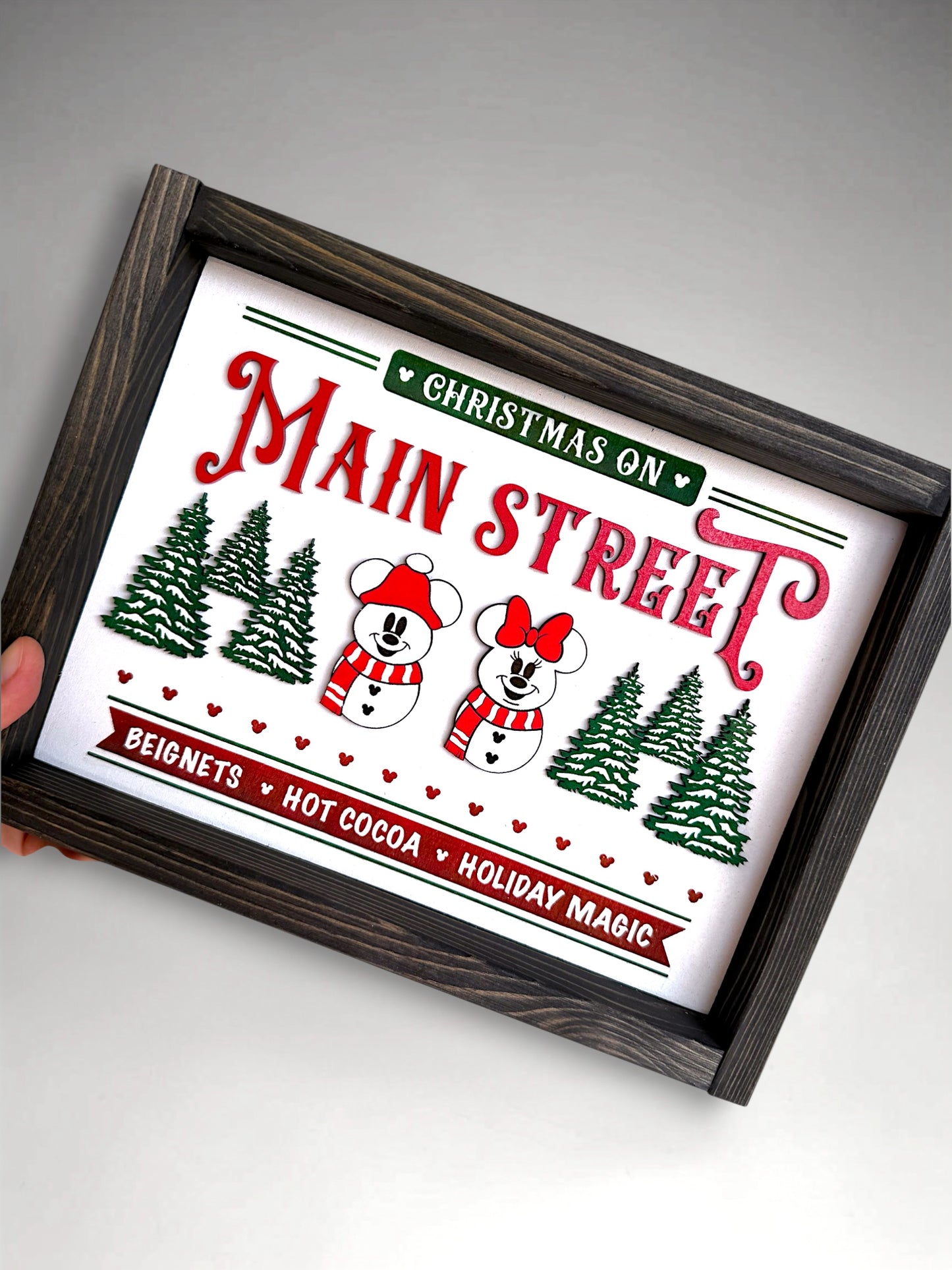 Mainstreet Snowman Sign