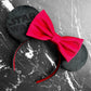 Dark Side Engraved Velvet Mouse Ears