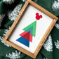 Geo Christmas Tree Sign