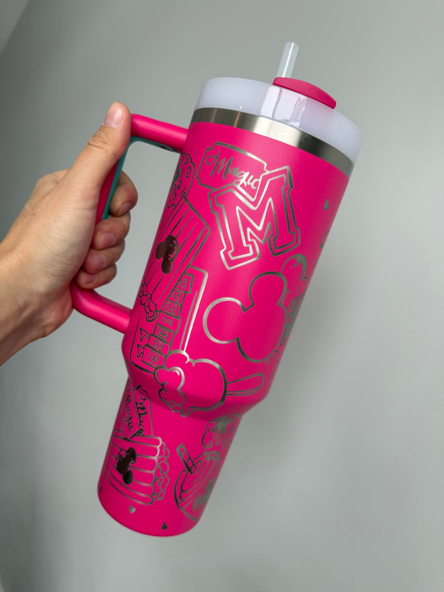 Snacks Engraved 40 Oz Tumbler
