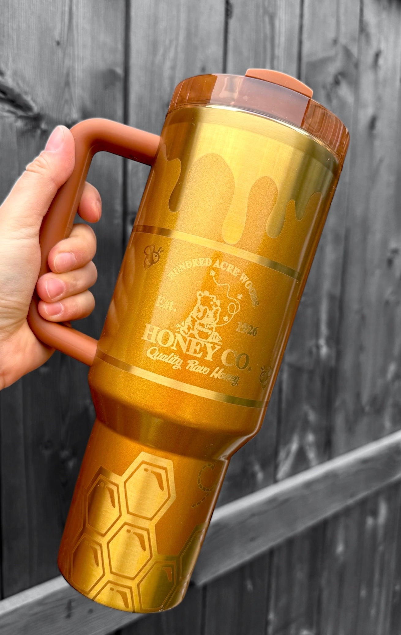 Honey & Co. Engraved Tumbler