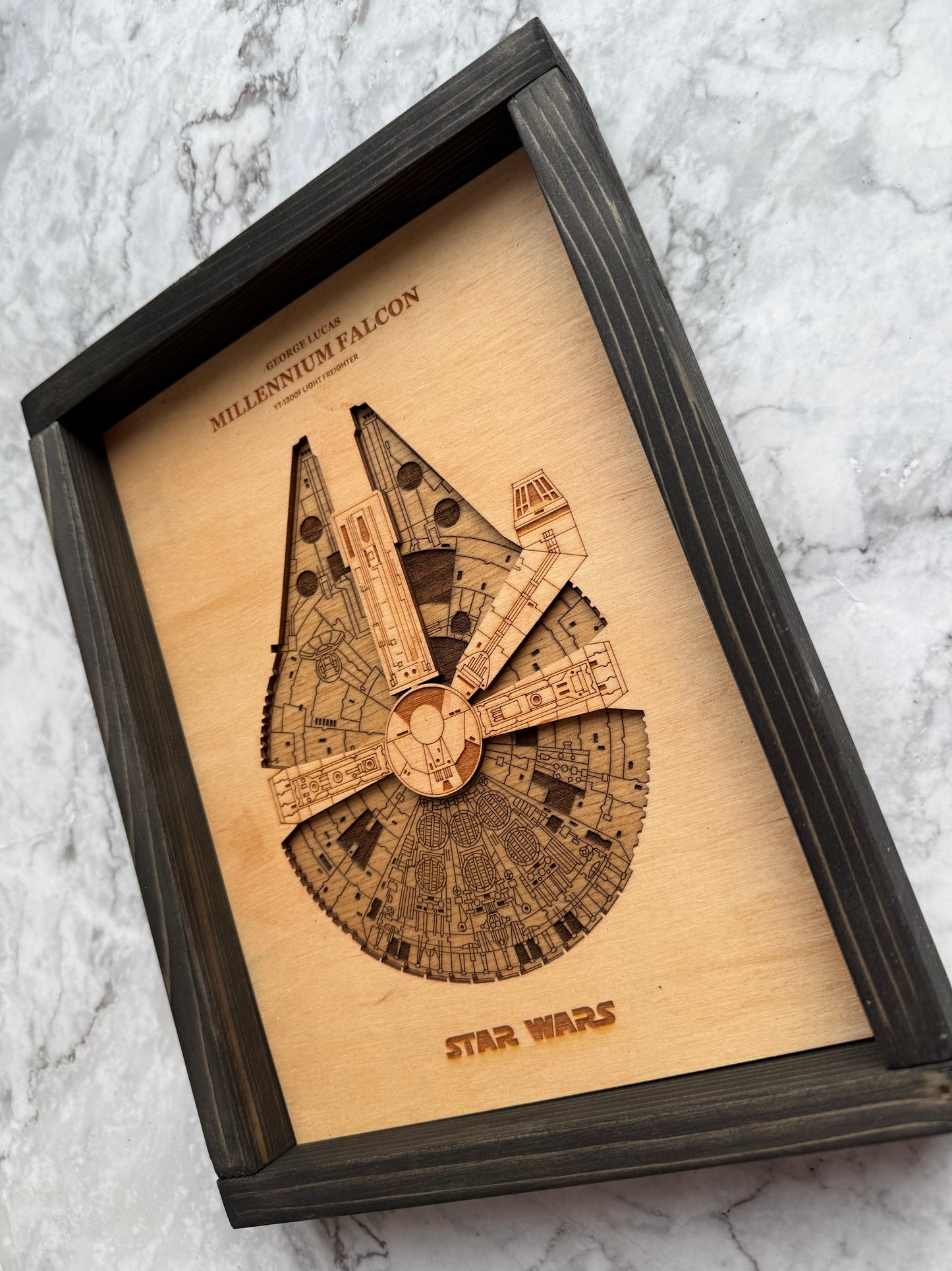 Spaceship Blueprint Sign