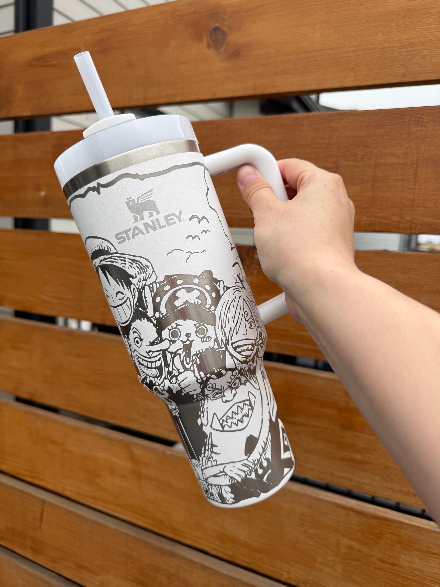 Anime Engraved Tumbler
