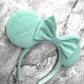 Oreilles de souris en velours gravé Minnie &amp; Co.