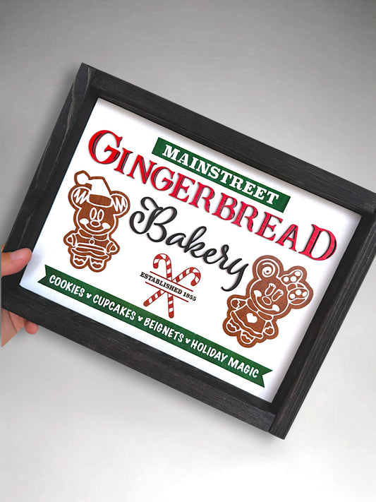 Mainstreet Gingerbread Sign