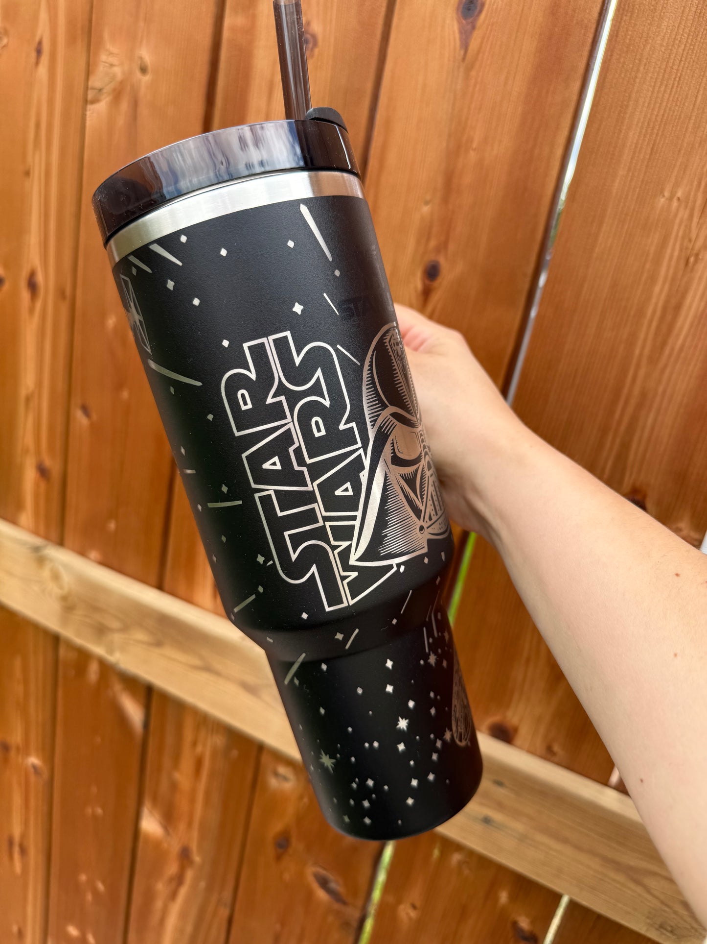 The Dark Side Engraved Tumbler