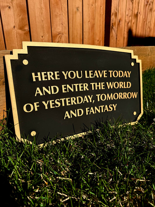 Park Magic Entrance Sign