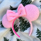 Cotton Candy Bouclé Mouse Ears