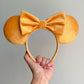 orange micro velvet mouse ears