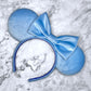 blue micro velvet mouse ears