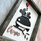 Mr. & Mrs. Mouse Love Sign