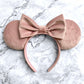 blush micro velvet mouse ears