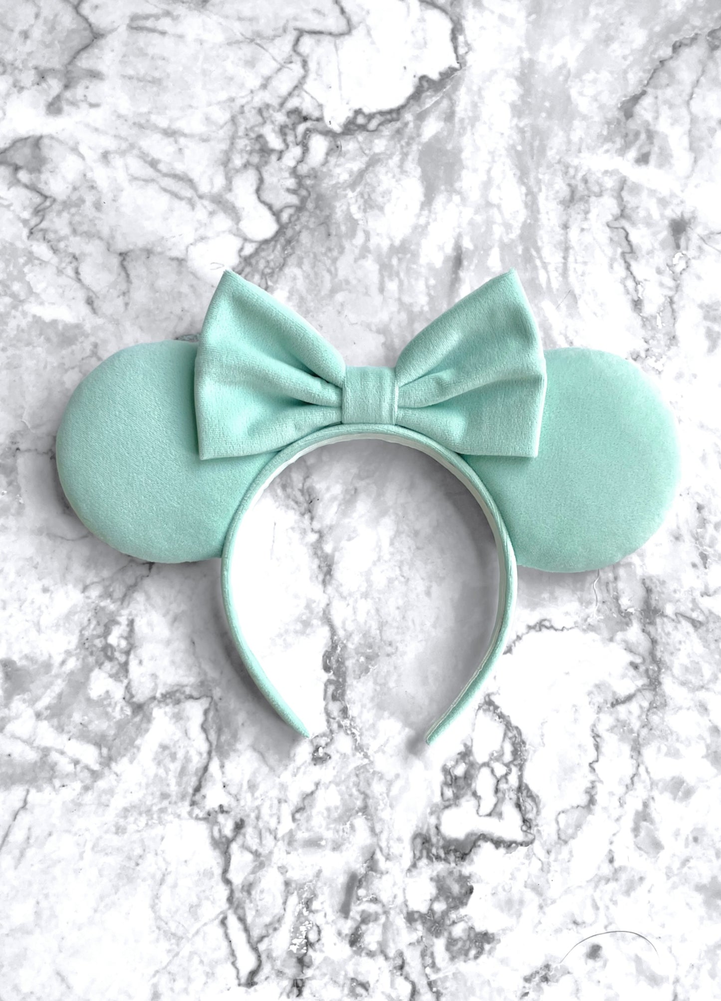 Minnie & Co. Engraved Velvet Mouse Ears