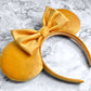 orange micro velvet mouse ears