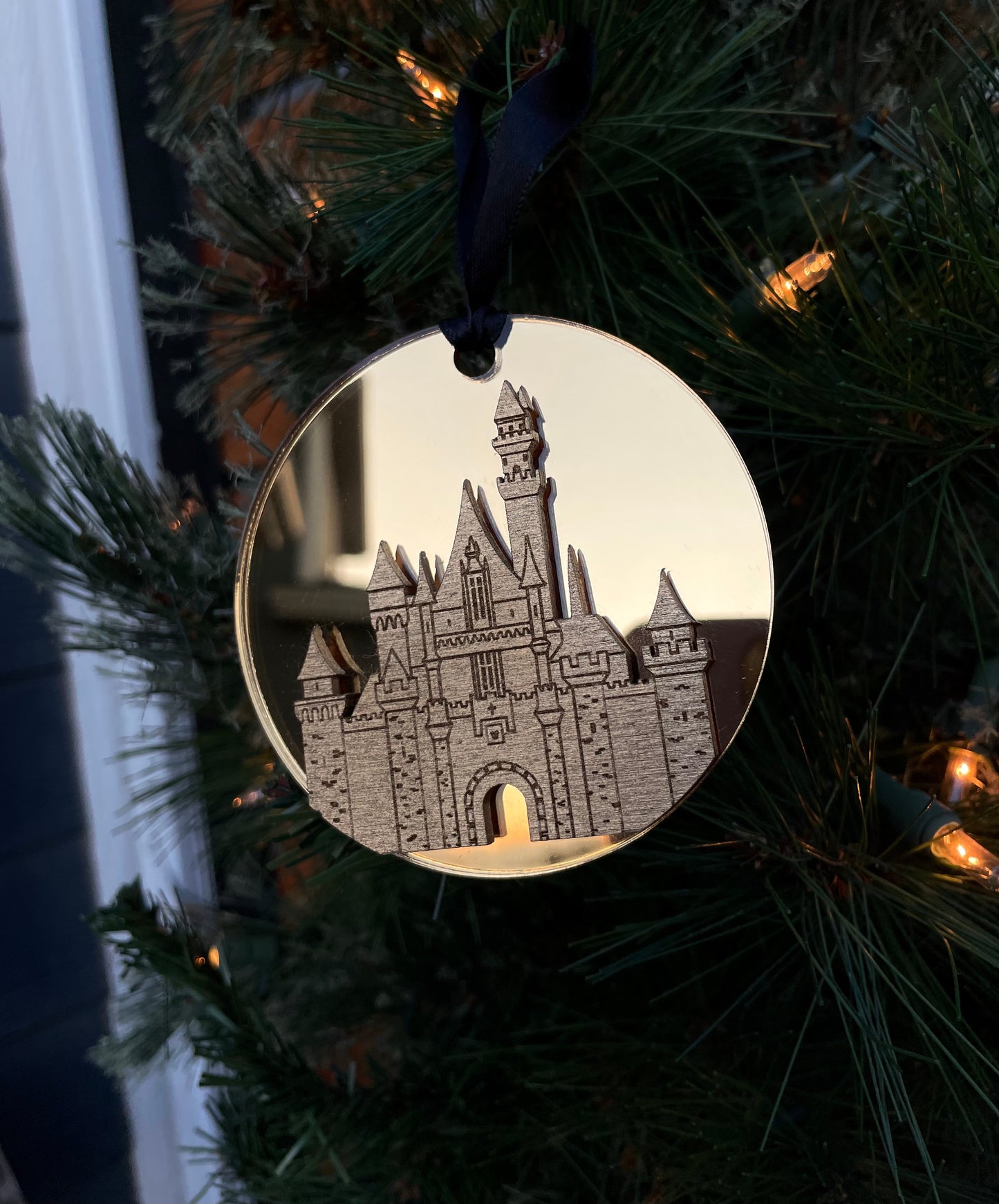 Castle Mirror Ornament