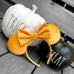 orange micro velvet mouse ears