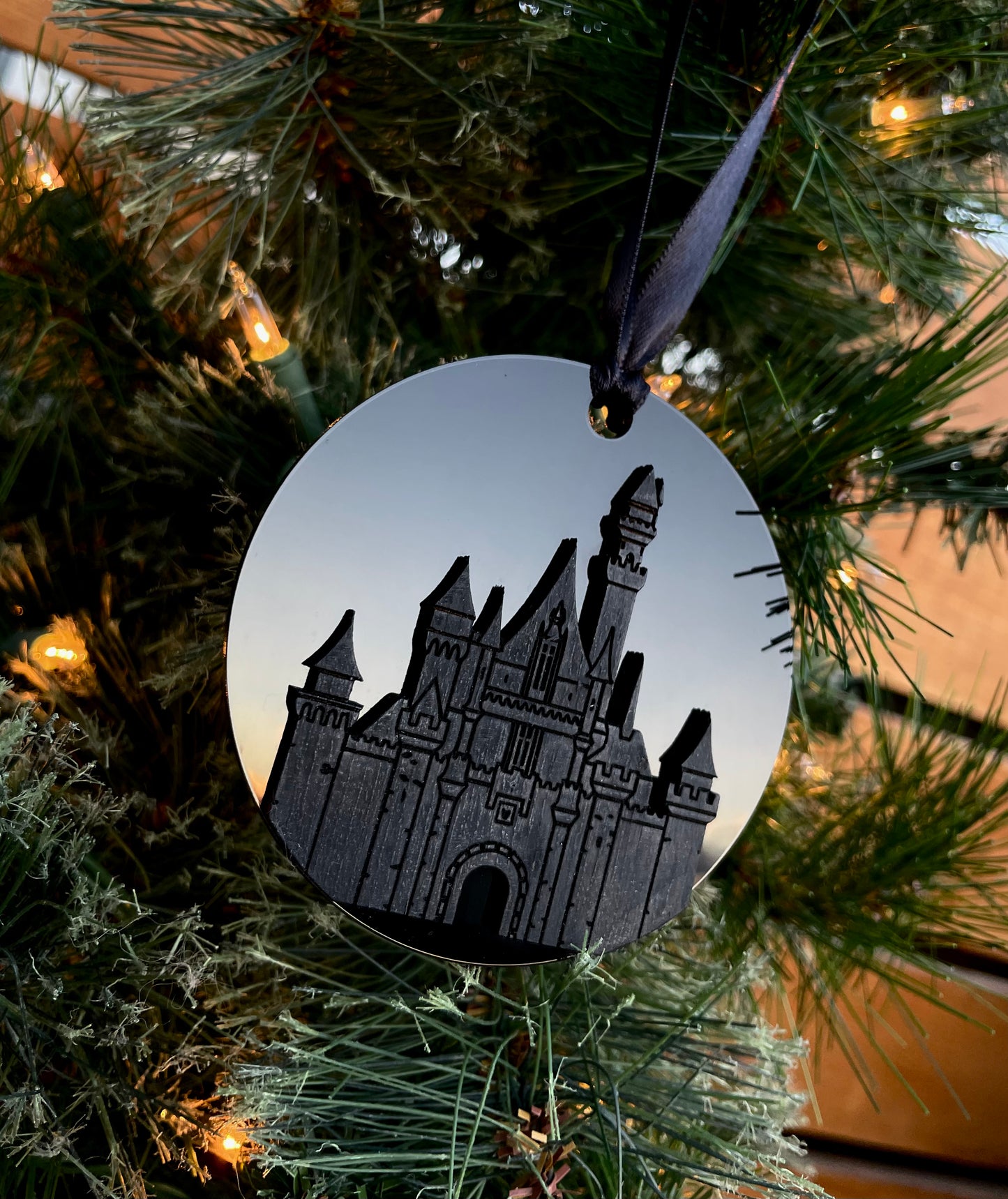 Castle Mirror Ornament