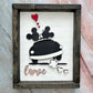 Mr. & Mrs. Mouse Love Sign