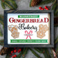 Mainstreet Gingerbread Sign
