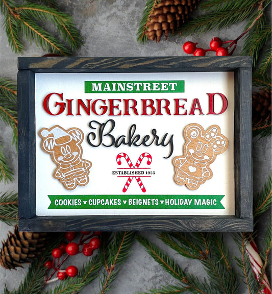 Mainstreet Gingerbread Sign