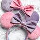Picking Daisies Engraved Velvet Mouse Ears