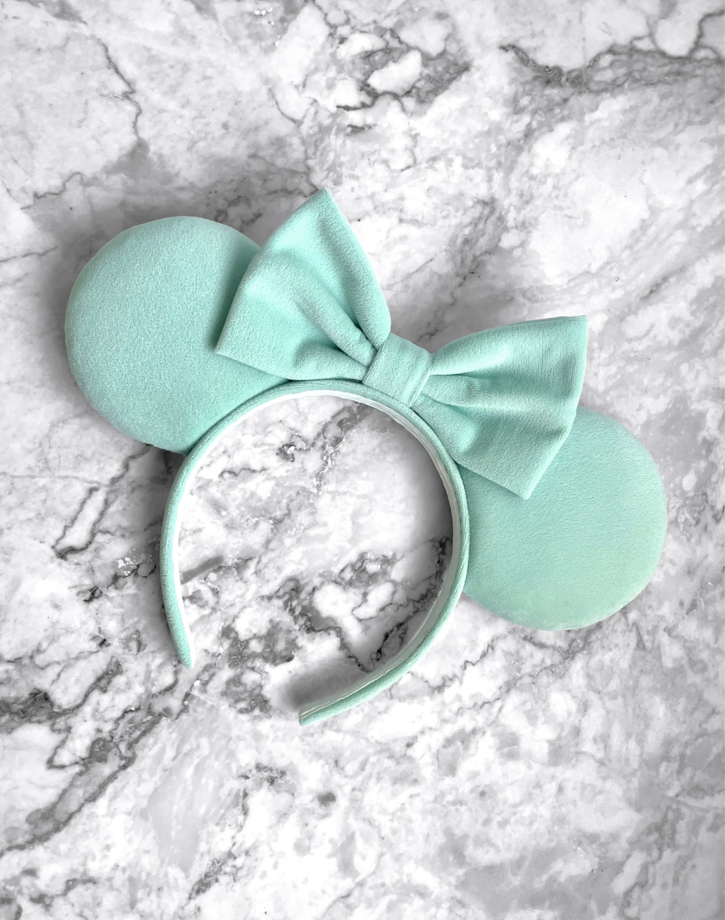 Minnie & Co. Engraved Velvet Mouse Ears